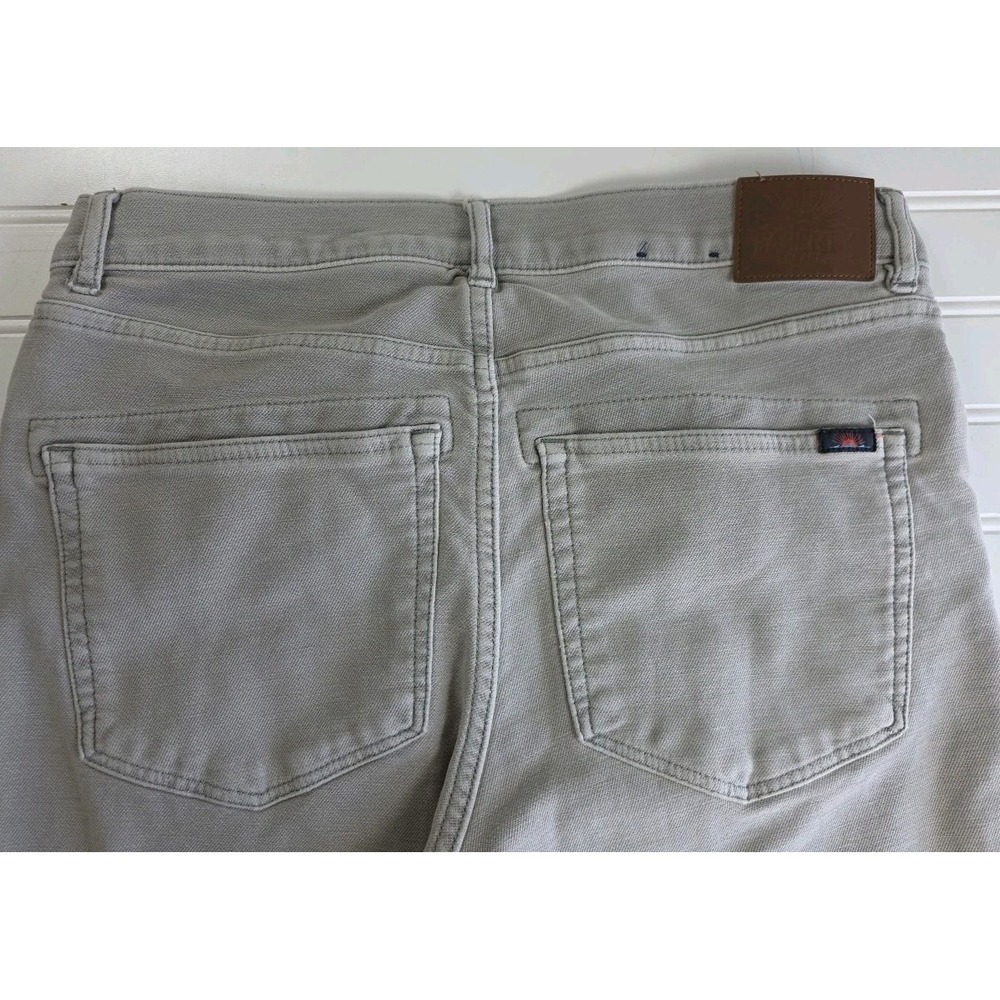Faherty Comfort Twill 5 Pocket Pants Mens 31 LIGHT Cotton BLEND  Chino